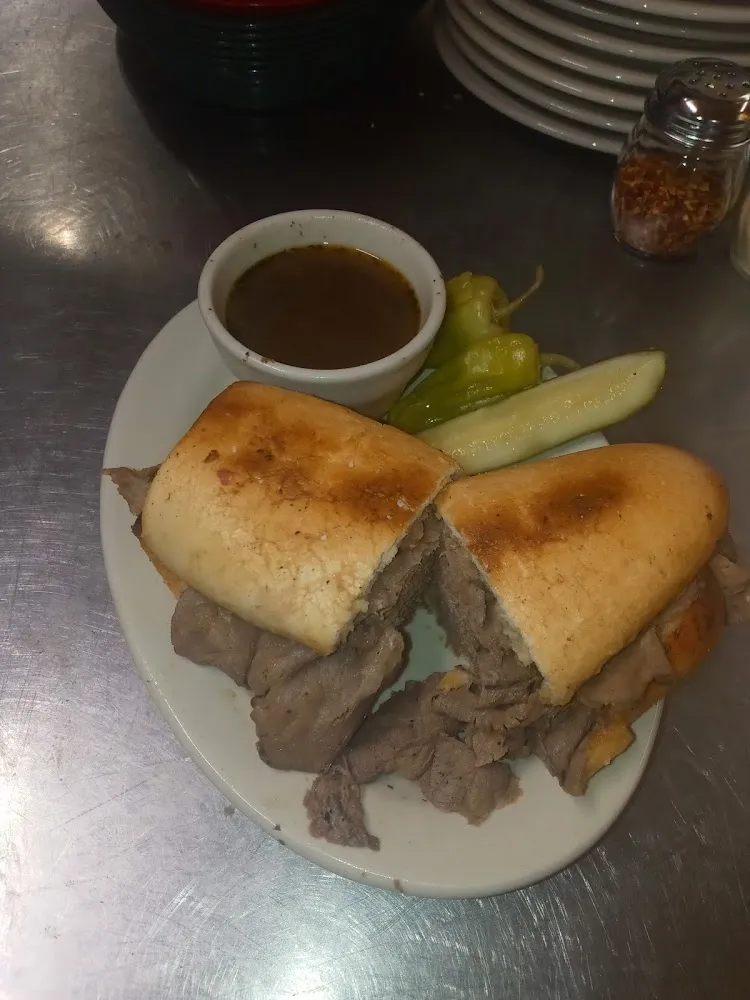 Italian Beef on Garlic Bread